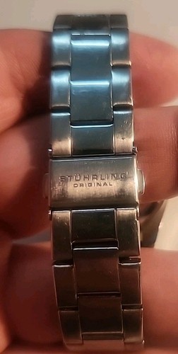 STUHRLING MEN'S QUARTZ SWISS WATCH (42MM) NEW BATTERY WORKS GREAT - Picture 6 of 7