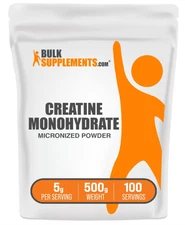 Micronized Creatine Powder – Unflavored, 500g, 5g per Serving, Gluten-Free