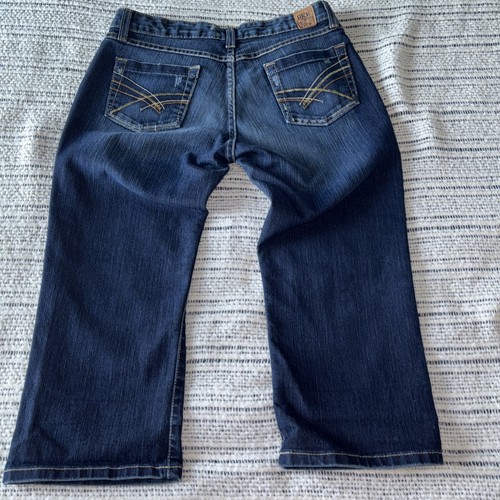 BKE Buckle Denim Women's Jeans Thick Stitch Stretch Capri Jeans Size 28 - Picture 3 of 23