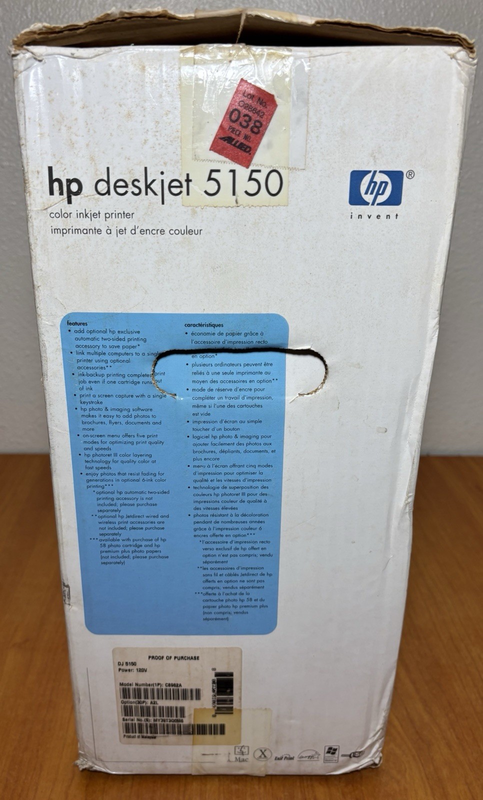 HP Deskjet 5150 Color Inkjet Printer