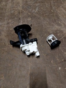 Ablaufpumpe Bauknecht Waschmaschine W11371257 Laugenpumpe Gehäuse Flusensieb Cop