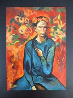 Pablo Picasso Oil on Canvas, 14'' x 10''   Christie's Documentation