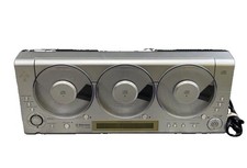 Emerson MS3106 3-Disc CD Player AM/FM Stereo With Remote No Speakers Tested read