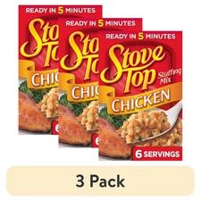 (3 pack) Stove Top Chicken Stuffing Mix Side Dish, 6 oz Box GREAT DEAL!!