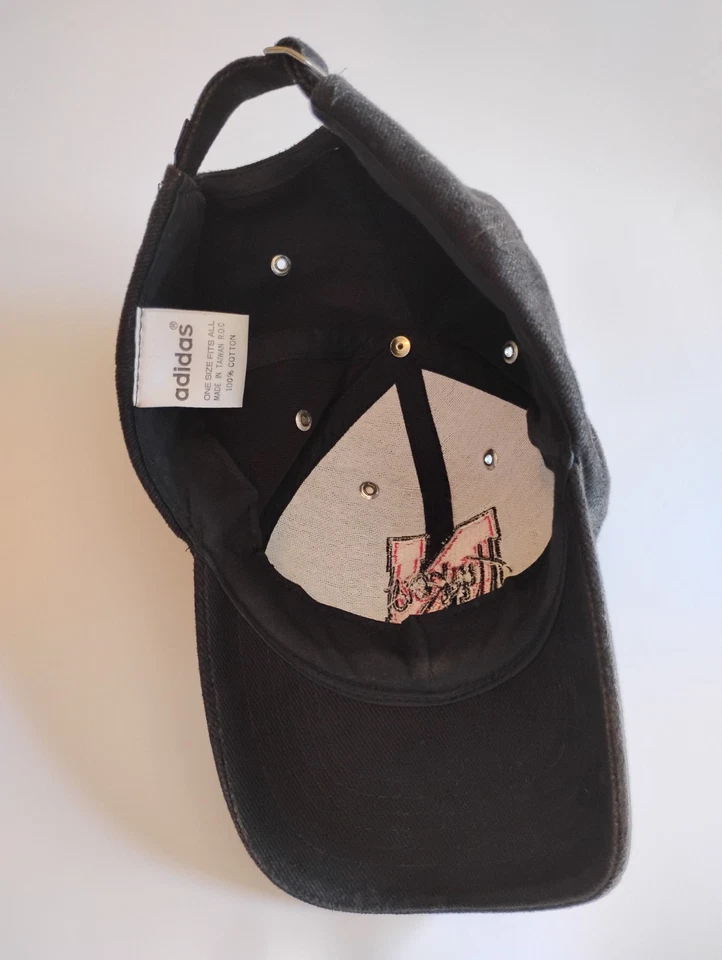 Adidas Unisex Gorra de Entrenamiento de Béisbol Algodón Negro/Rojo Correa Ajustable Huskers Foto 3 de 4