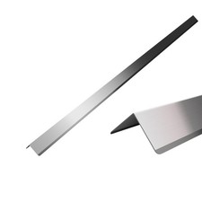Stainless Steel Wall Corner Guards 2 x 2 x 48 inch, Pack of 2 L Metal Wall Co...