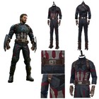 AVG 4 Captain America Steven Rogers Cosplay Steven Rogers Costume Suit Uniform