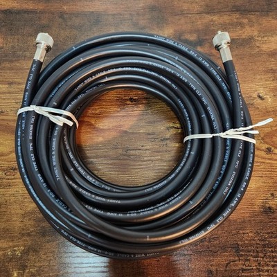 Tandy Wire & Cable RG-8 13 AWG Type CL2 75°C E111378A (UL) 2x PL259s