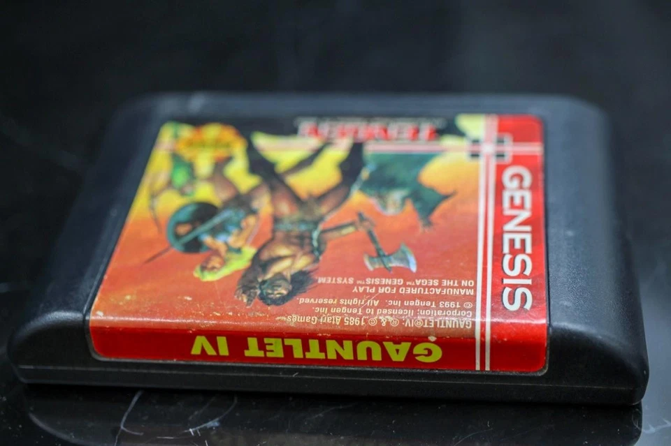 Gauntlet IV Sega Genesis 1993 Authentic Game Cartridge Only Tested Works - Image 2 of 2