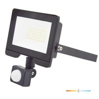 LED Strahler Mit Bewegungsmelder MHC 30W 4000K IP54 Schwarz Kobi
