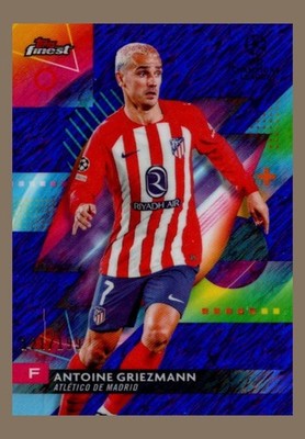 Antoine Griezmann 121/199 Purple Shimmer Refractor 2023-24 Topps Finest #138 
