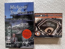 Lot of 2 Michigan & Trumbull History of Tiger Stadium & Echoes of Tiger Stadium