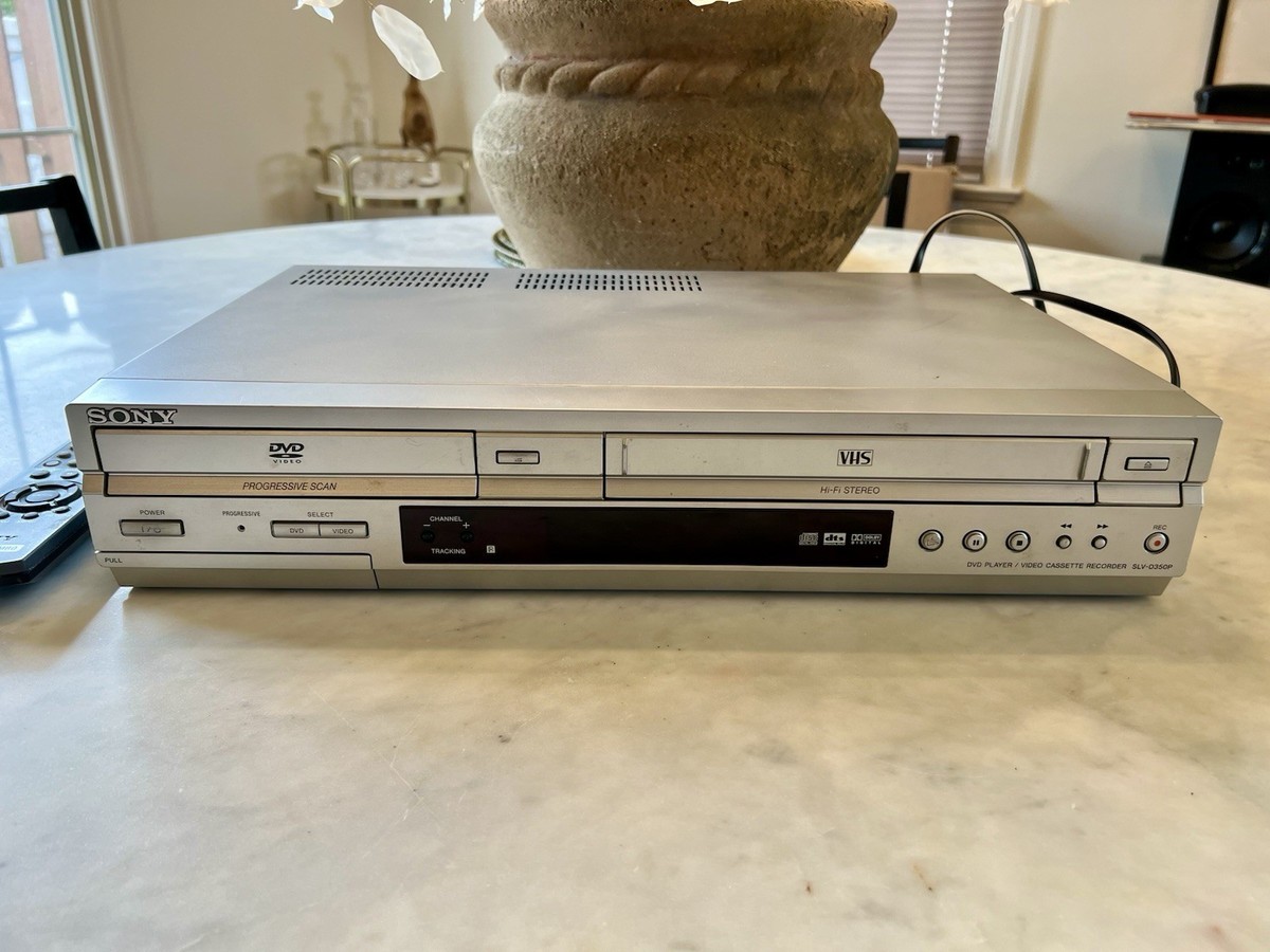 Sony SLV-D350P DVD VCR Combo Hi-Fi Stereo w/ Remote – VCR Works