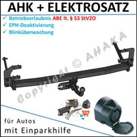 AHK ES-13 FüR Peugeot 407 Stufenheck 2004- Eph-Abschaltung Einparkhilfe E-Satz