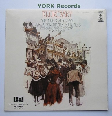 CFP 40300 - TCHAIKOVSKY - Serenade For Strings DEL MAR London PO - Ex LP Record