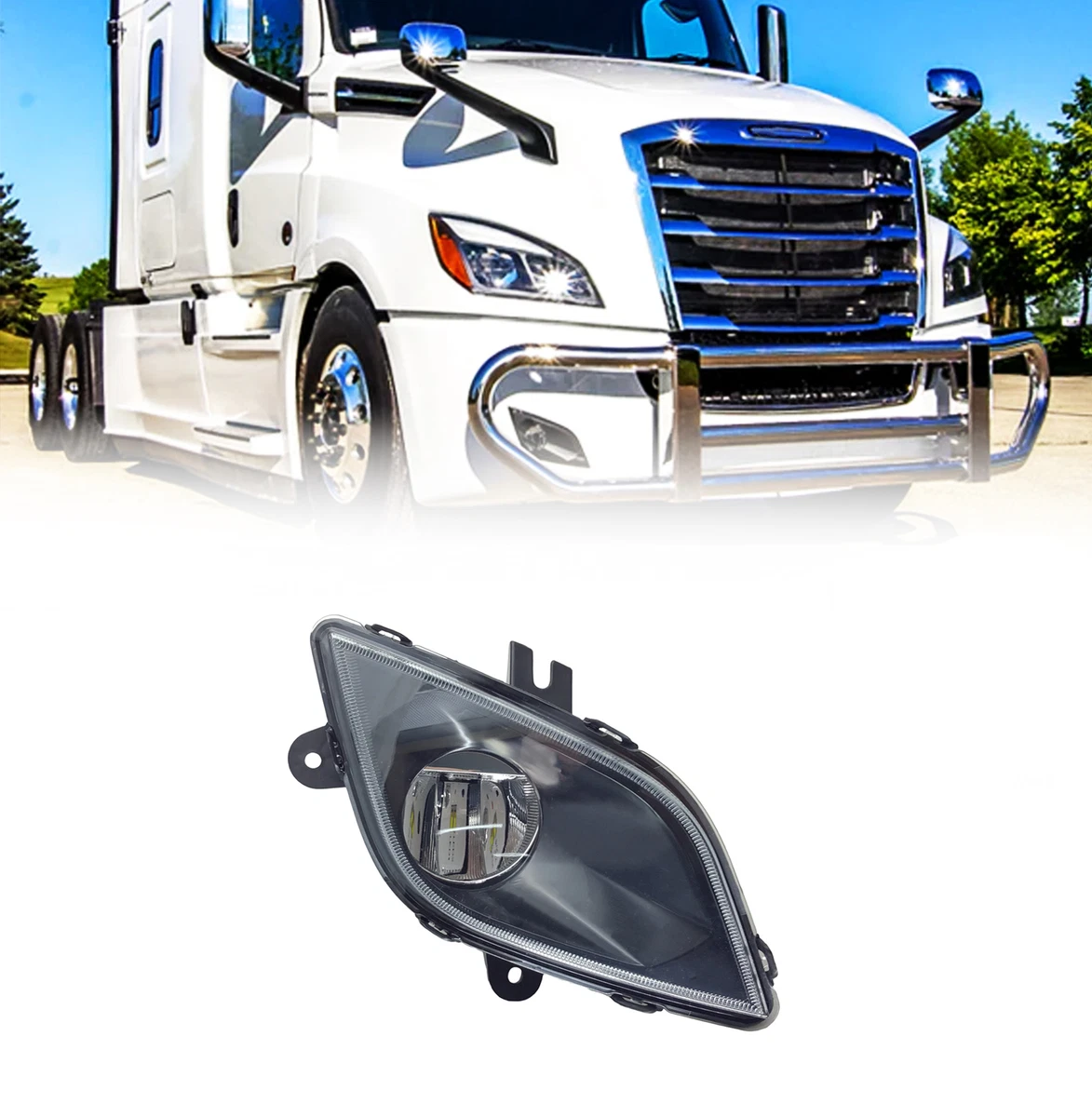 Replaces A66-03653-003 Passenger Side Fog Light for 2018+ 