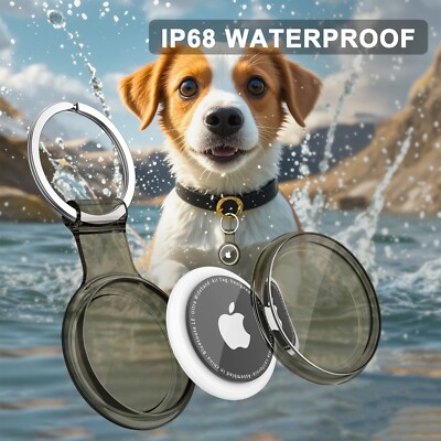 AirTag Hülle für Apple Schlüsselanhänger Halter Air Tag Cover Tracker Silikon Autoschlüsselring