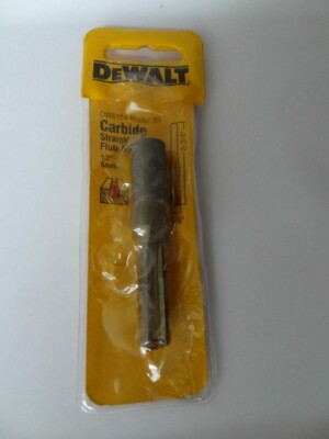 DEWALT, Mod.# DW6154 Carbide Straight Double  Flute Bit 1/2'' Shank