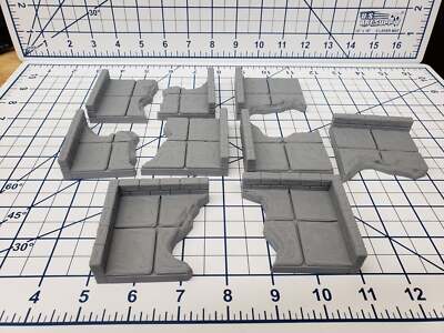 Chasm Wall Tiles - EC3D - DND - Pathfinder - Dungeons & Dragons - RPG - Tabletop