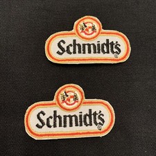 SCHMIDTS  BEER RED & YELLOW  Embroidered Patc...