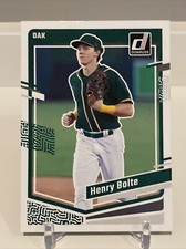2023 Donruss Baseball Base #140 Henry Bolte - Oakland A's