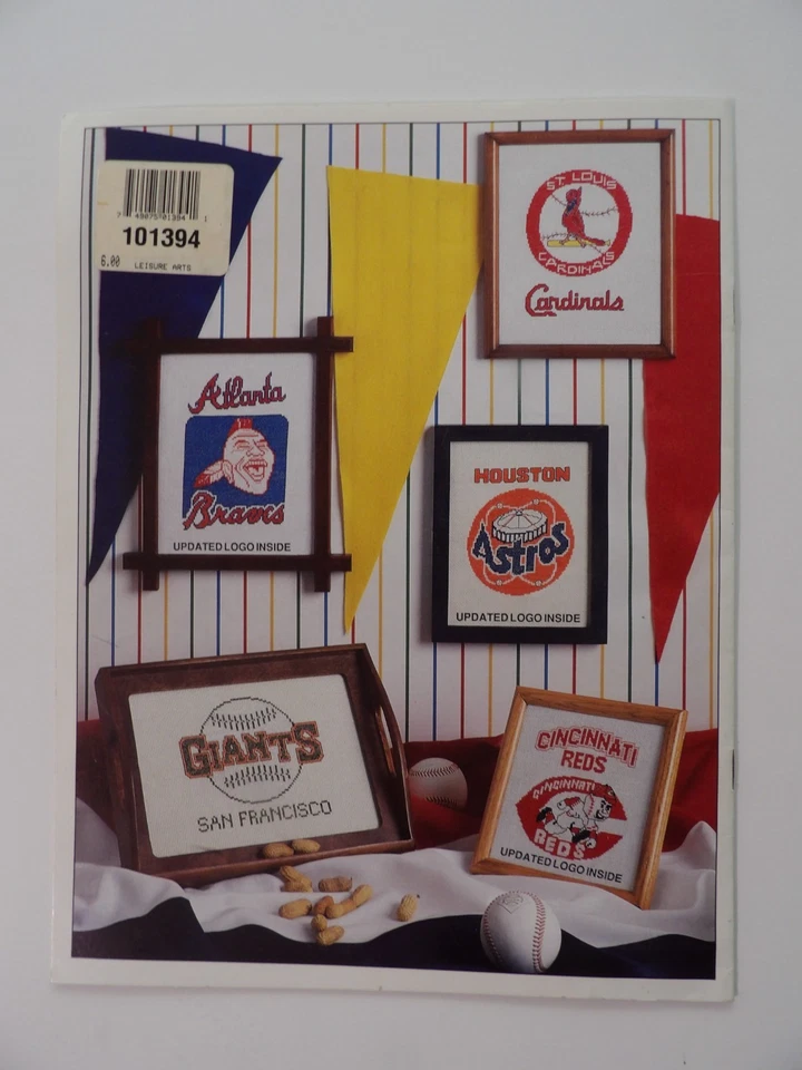Baseball Cross Stitch Chart National League Major League 19 Page Booklet - Image 4 of 4