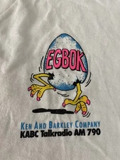 Vintage screen stars best Egbok Ken and Barkley Co KABC TalkRadio AM790 USA MADE