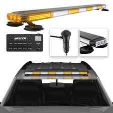 50'' LED Strobe Light Bar Car Truck Rooftop Emergency Safety Warning Flash Lamp