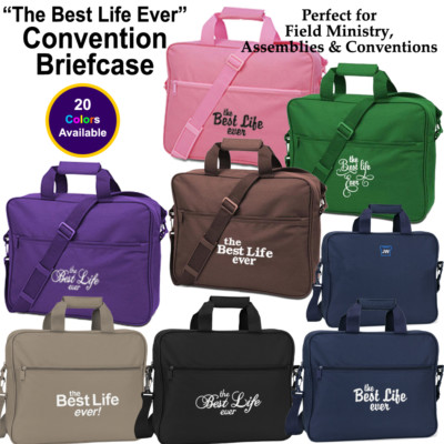 The Best Life Ever Convention Briefcase, Jehovah&rsquo;s Witness, JW 