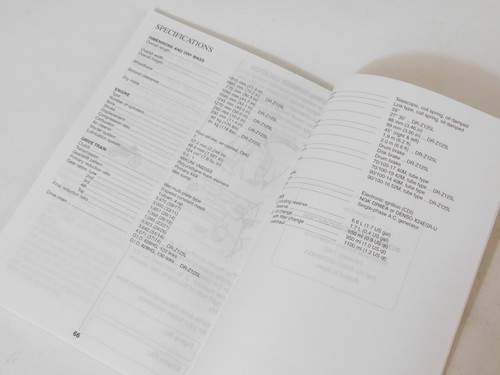2002/2003 Genuine Suzuki DR-Z 125 L Factory DR-Z125 Owners Manual Guide Book OEM - Picture 8 of 9