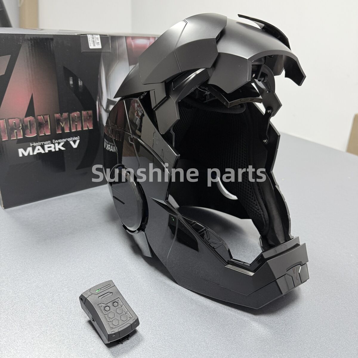 2025 Autoking Iron Man Black MK5 Helmet Electronic Wearable