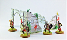 GW Morannon Orks bemalt mit Osgiliath Hausruine Tabletops The return of the king