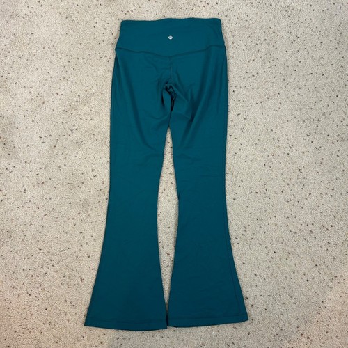 Pantalón Lululemon Align Mini Acampanado Storm Teal Talla 10 Para Mujer - Imagen 3 de 4