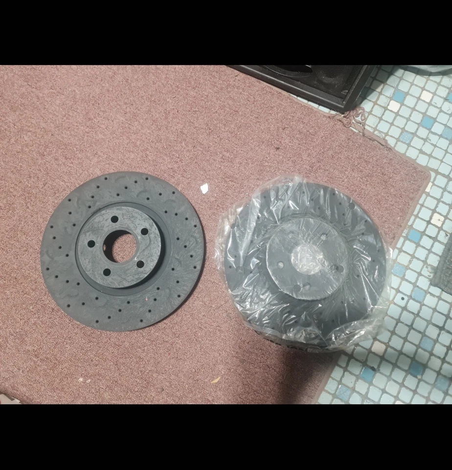 Hawk Performance HTC4896 Talon Cross Drilled And Slotted Brake Rotors Set - Image 3 of 4