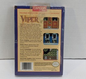 Code Name VIPER Nintendo NES 1990 Capcom New Factory Sealed (Light Moisture Dmg)