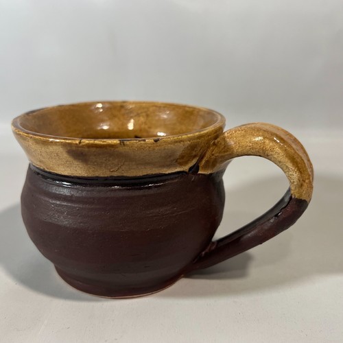 Hand Thrown Stonewear Handmade Art Pottery Glazed Coffee Tea Mug Cup - Picture 3 of 8