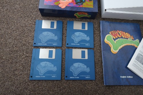 All New World Of Lemmings By Psygnosis ~ Original Boxed Amiga 1200 Game VGC - Afbeelding 4 van 8