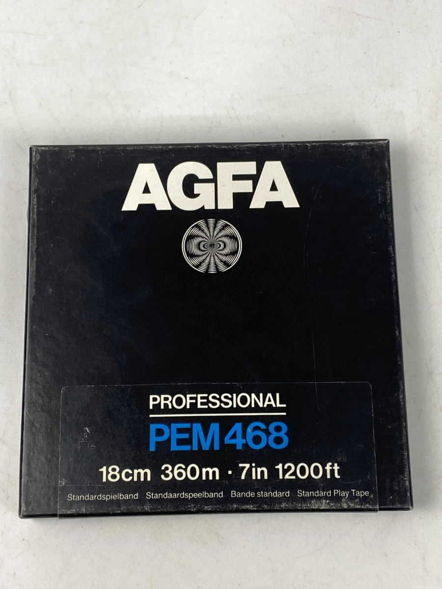 AGFA PEM 369 Tonband auf Kunststoffspule - 26,5cm 1100m in Hülle