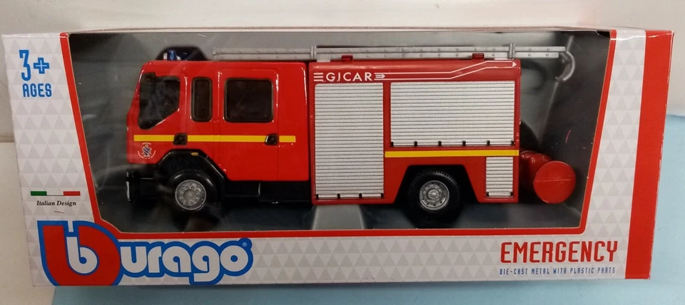 BURAGO 1/50 RENAULT PREMIUM GICAR VIGILI DEL FUOCO ITEM 3200 - Immagine 2 di 3