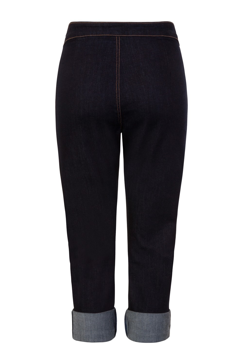 Hell Bunny Charlie Capri Jeans 1950's Denim Vintage Retro 3/4 Trousers