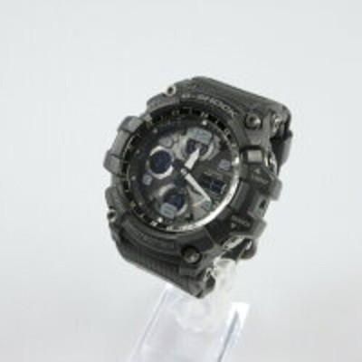 CASIO G-SHOCK MUDMASTER Radio Solar Watch GWG-100-1AJF Black Wristwatch Used