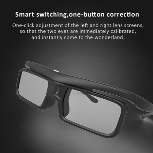 Rechargeable Active Shutter 3D Glasses for Optama Sony Panasonic Acer DLP-Link - Picture 3 of 7