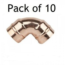 15mm Solder Ring Yorkshire Type Fittings Copper Coupling Stop End Elbow Tee