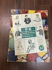 Vintage P K Family Fashions in Knitwear Magazine