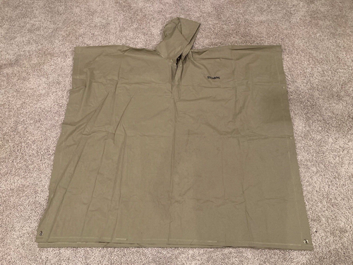 Stearns PVC Rain Poncho 50 x 94" Adult Tan Khaki Brown