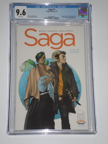 Saga 1 (2012 Image) CGC 9.6 1st Marko, Alana, Hazel, Prince Robot, The Will - 第 1/2 張圖片