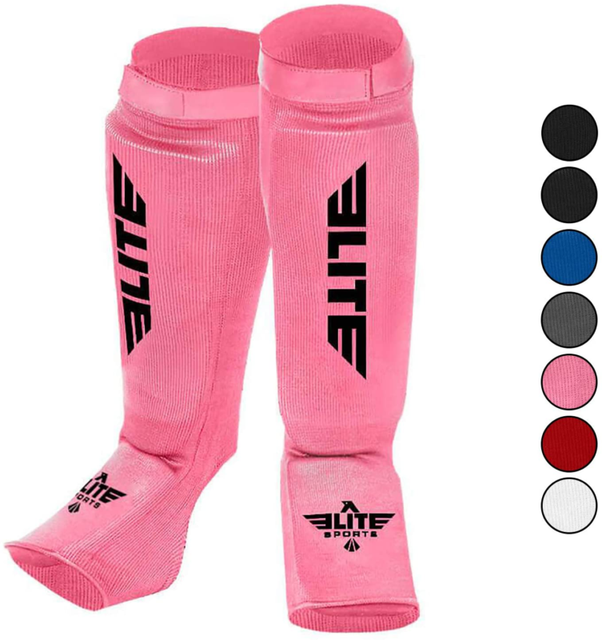 Elite Sports Muay Thai MMA Kickboxing shin Guards, Instep Guard Sparring Protect eBay
