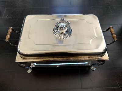 Catering Classic Stainless Steel Chafer Chafing Dish Set 8 QT Buffet Full