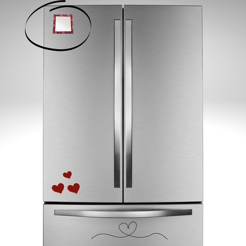 Roter Bandana Magnetspiegel 4 x 4 Zoll ideal für Spind, Fitnessstudio, Kühlschrank Magnettafel - Bild 6 von 7