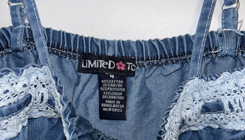 Limited Too Girls Sun Dress, Medium Blue, 4 - Picture 3 of 3